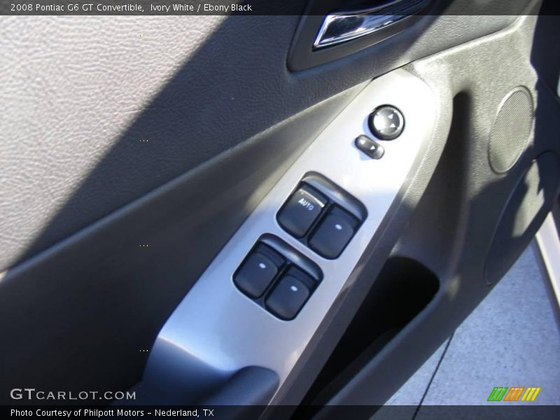Ivory White / Ebony Black 2008 Pontiac G6 GT Convertible