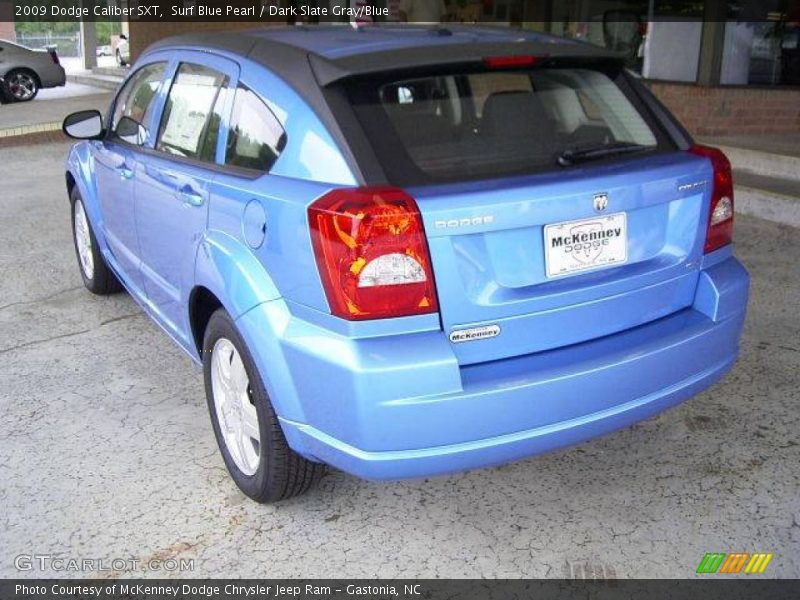 Surf Blue Pearl / Dark Slate Gray/Blue 2009 Dodge Caliber SXT