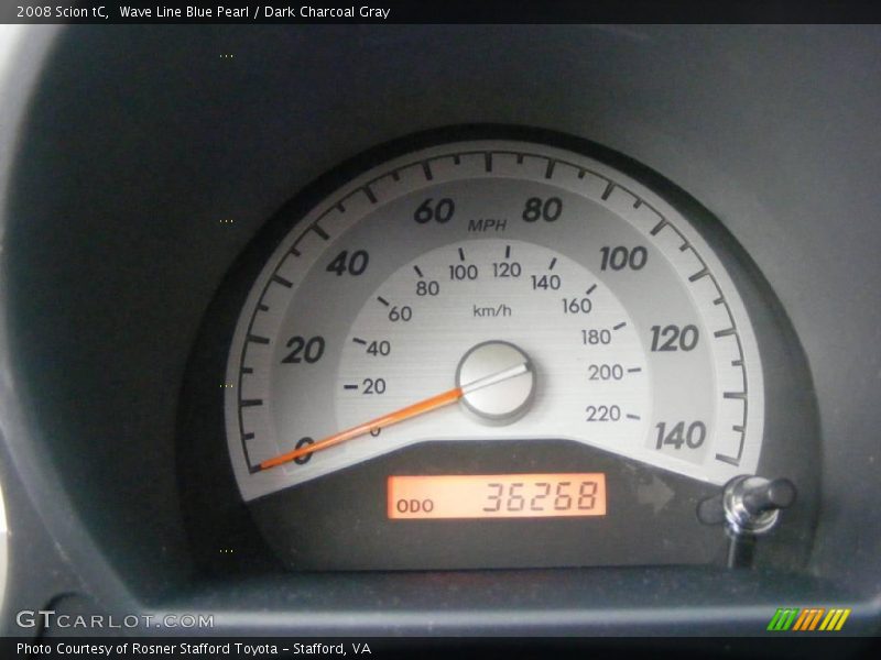 Wave Line Blue Pearl / Dark Charcoal Gray 2008 Scion tC