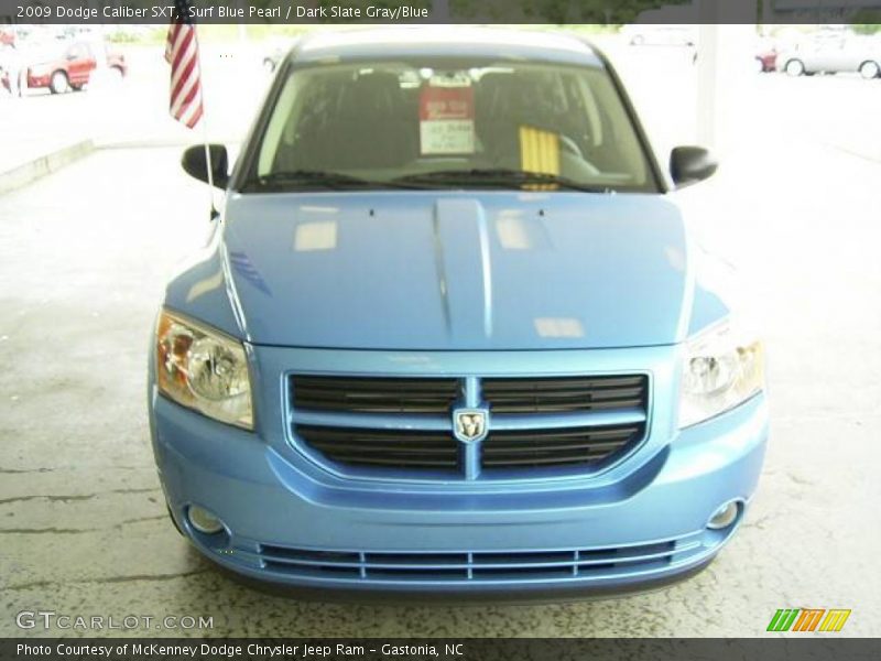 Surf Blue Pearl / Dark Slate Gray/Blue 2009 Dodge Caliber SXT
