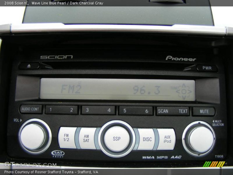 Wave Line Blue Pearl / Dark Charcoal Gray 2008 Scion tC