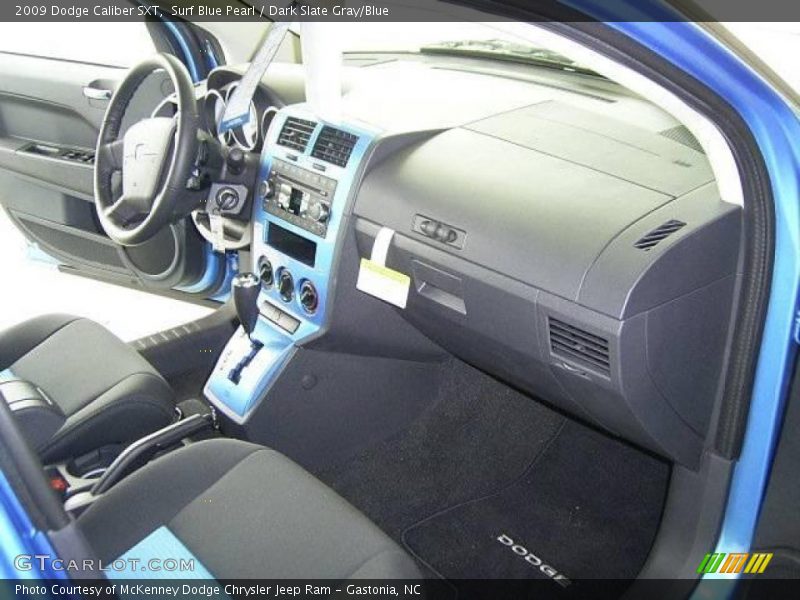 Surf Blue Pearl / Dark Slate Gray/Blue 2009 Dodge Caliber SXT