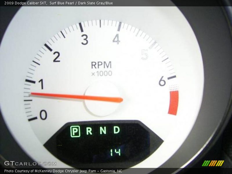 Surf Blue Pearl / Dark Slate Gray/Blue 2009 Dodge Caliber SXT