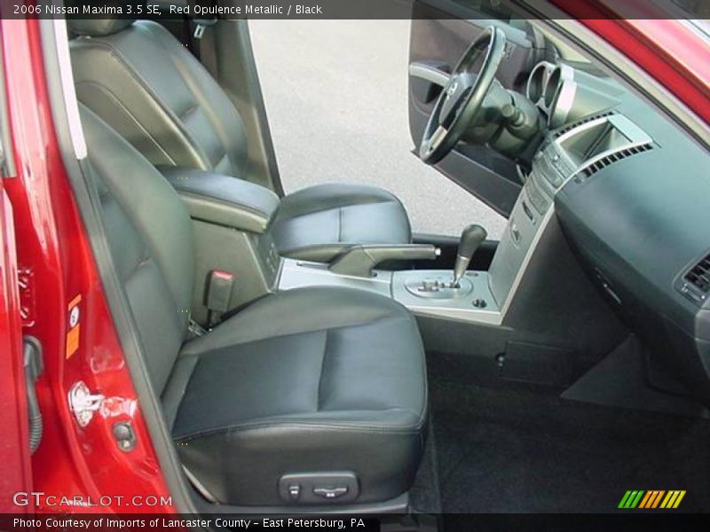 Red Opulence Metallic / Black 2006 Nissan Maxima 3.5 SE