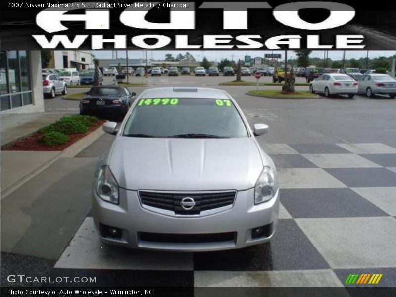 Radiant Silver Metallic / Charcoal 2007 Nissan Maxima 3.5 SL