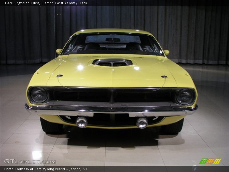 Lemon Twist Yellow / Black 1970 Plymouth Cuda