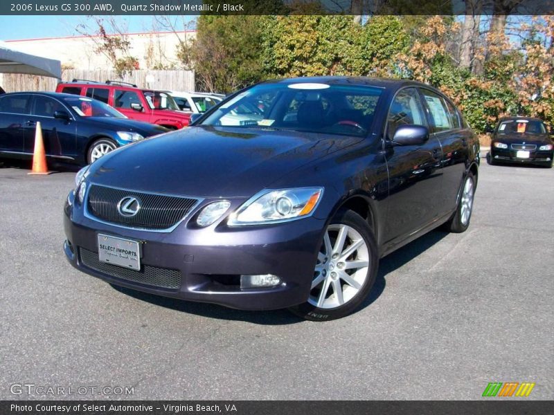 Quartz Shadow Metallic / Black 2006 Lexus GS 300 AWD