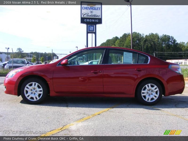 Red Brick Metallic / Blond 2009 Nissan Altima 2.5 S