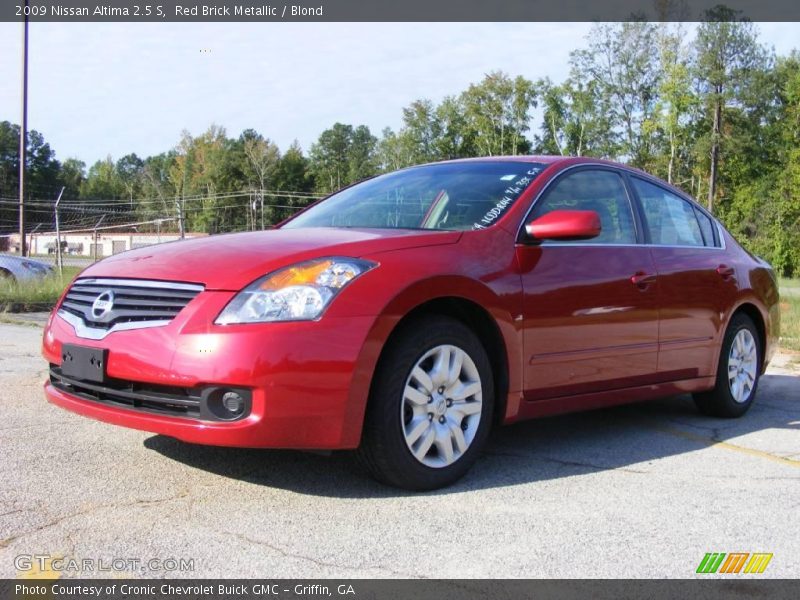 Red Brick Metallic / Blond 2009 Nissan Altima 2.5 S