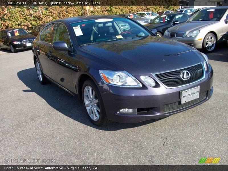 Quartz Shadow Metallic / Black 2006 Lexus GS 300 AWD