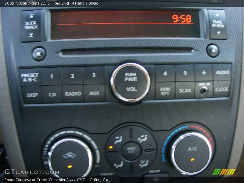 Red Brick Metallic / Blond 2009 Nissan Altima 2.5 S