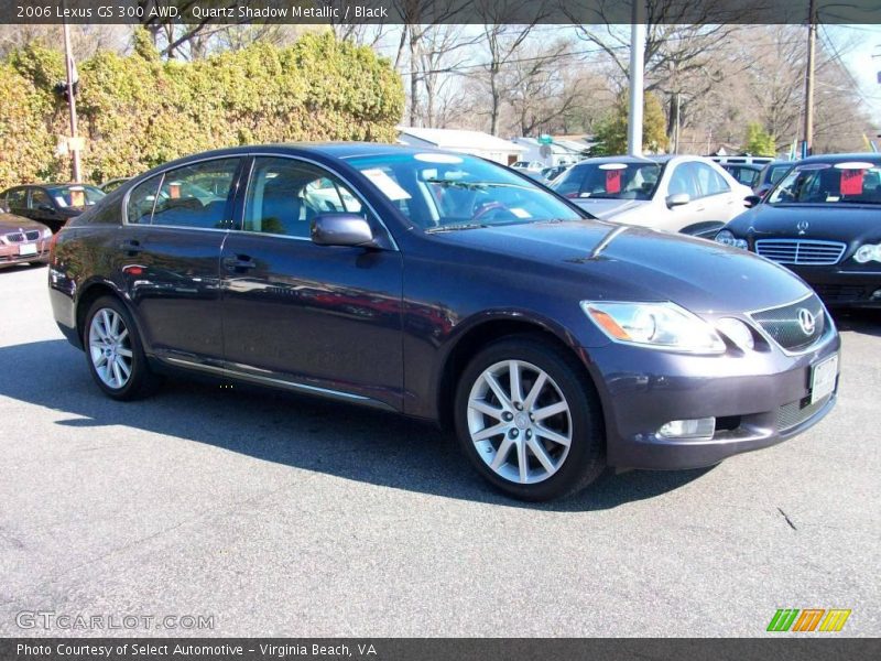 Quartz Shadow Metallic / Black 2006 Lexus GS 300 AWD