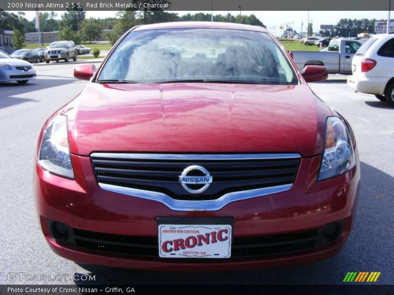 Red Brick Metallic / Charcoal 2009 Nissan Altima 2.5 S