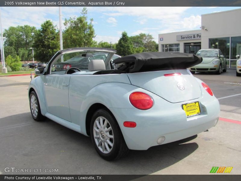 Aquarius Blue / Grey 2005 Volkswagen New Beetle GLS Convertible