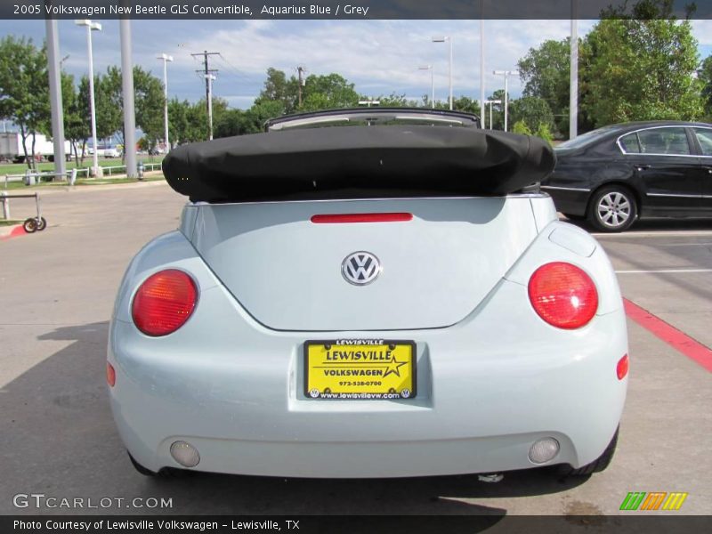 Aquarius Blue / Grey 2005 Volkswagen New Beetle GLS Convertible