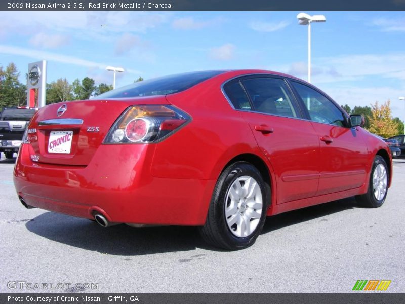 Red Brick Metallic / Charcoal 2009 Nissan Altima 2.5 S