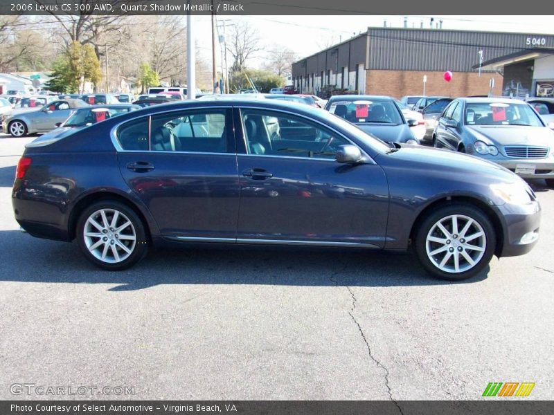 Quartz Shadow Metallic / Black 2006 Lexus GS 300 AWD