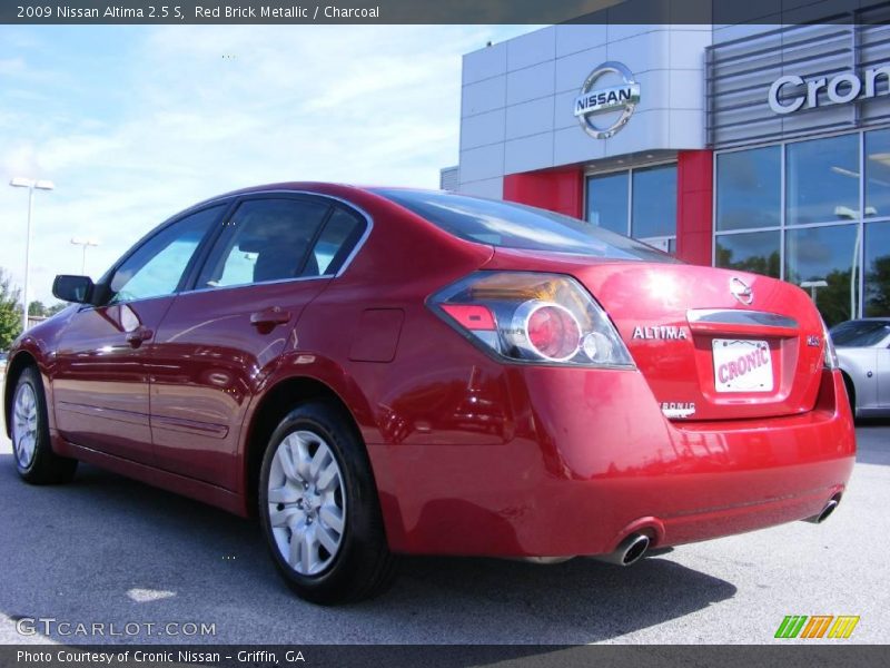 Red Brick Metallic / Charcoal 2009 Nissan Altima 2.5 S
