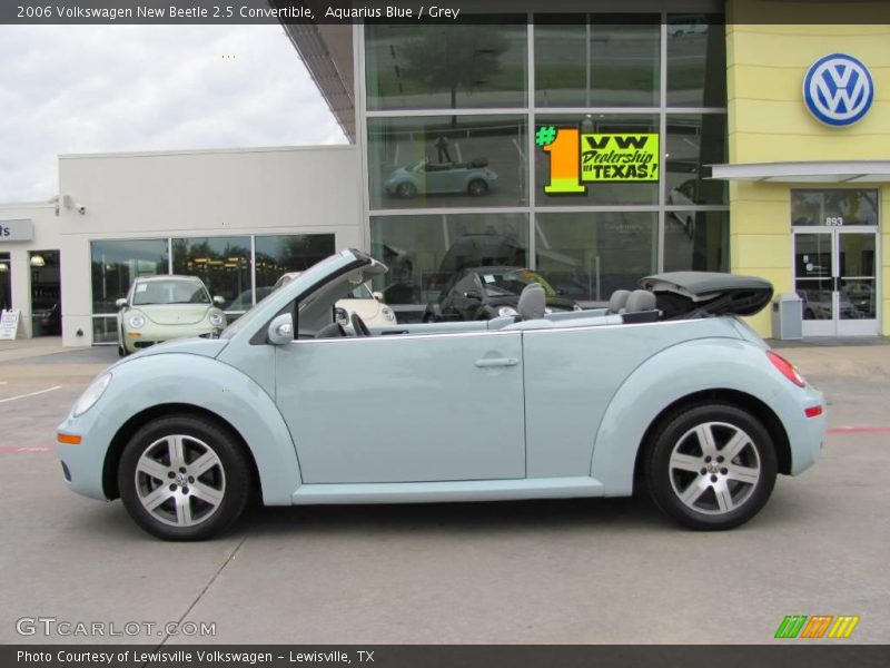 Aquarius Blue / Grey 2006 Volkswagen New Beetle 2.5 Convertible