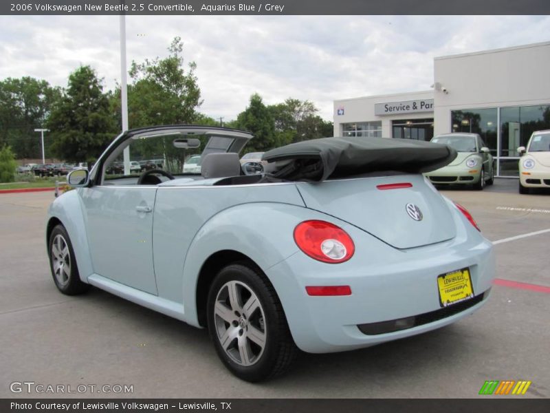 Aquarius Blue / Grey 2006 Volkswagen New Beetle 2.5 Convertible