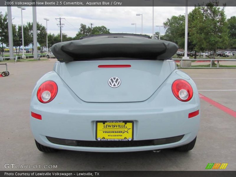 Aquarius Blue / Grey 2006 Volkswagen New Beetle 2.5 Convertible