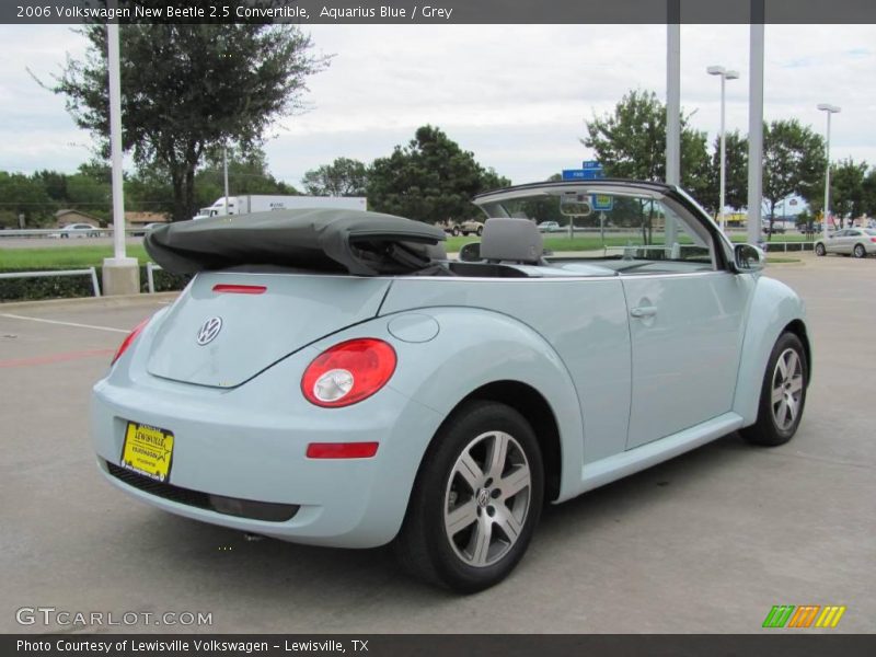 Aquarius Blue / Grey 2006 Volkswagen New Beetle 2.5 Convertible