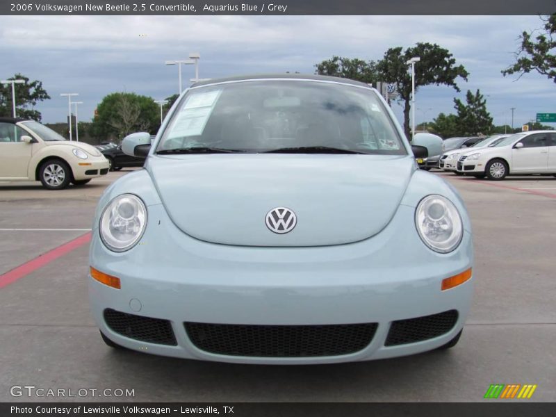 Aquarius Blue / Grey 2006 Volkswagen New Beetle 2.5 Convertible