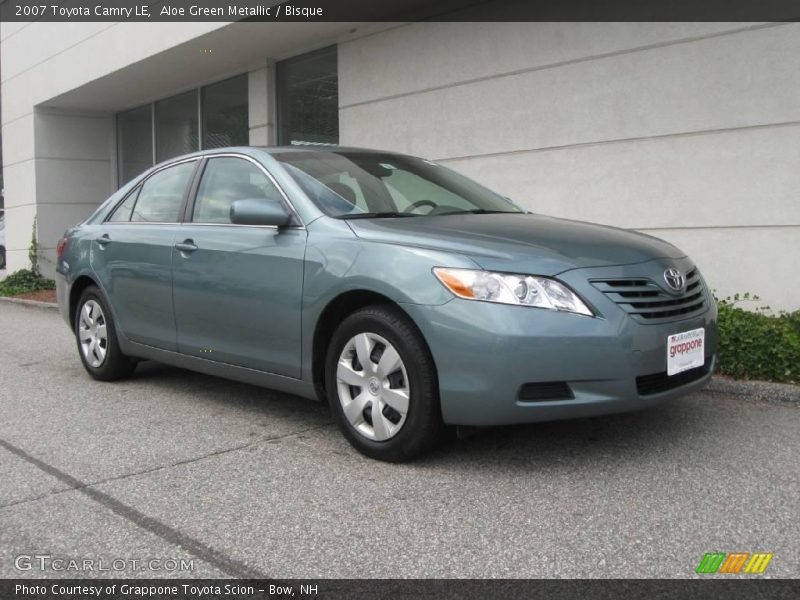 Aloe Green Metallic / Bisque 2007 Toyota Camry LE