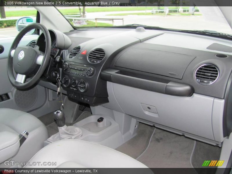 Aquarius Blue / Grey 2006 Volkswagen New Beetle 2.5 Convertible