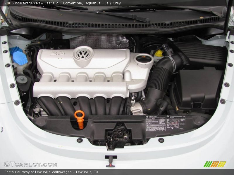 Aquarius Blue / Grey 2006 Volkswagen New Beetle 2.5 Convertible