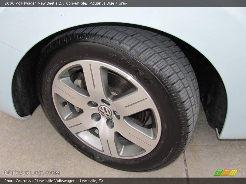 Aquarius Blue / Grey 2006 Volkswagen New Beetle 2.5 Convertible