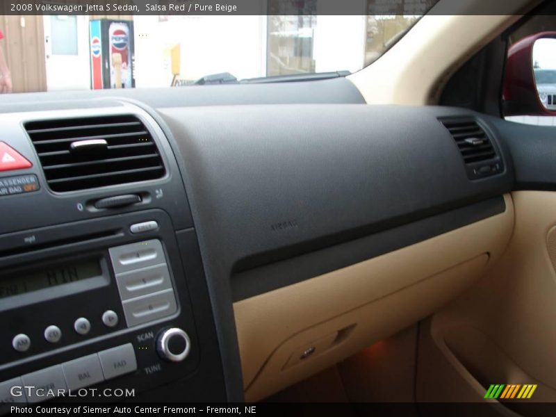 Salsa Red / Pure Beige 2008 Volkswagen Jetta S Sedan