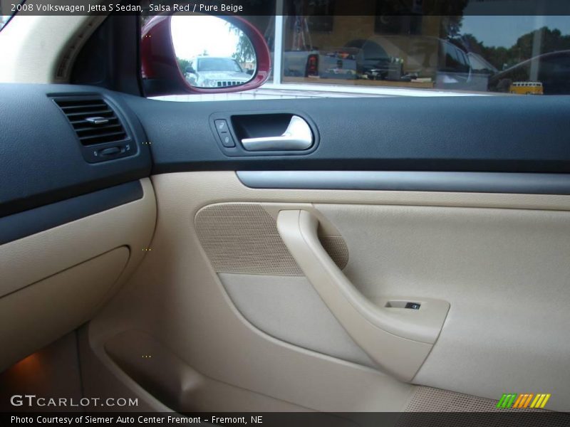 Salsa Red / Pure Beige 2008 Volkswagen Jetta S Sedan