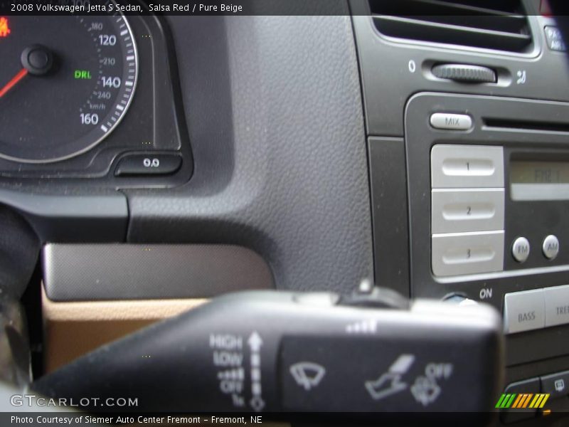Salsa Red / Pure Beige 2008 Volkswagen Jetta S Sedan