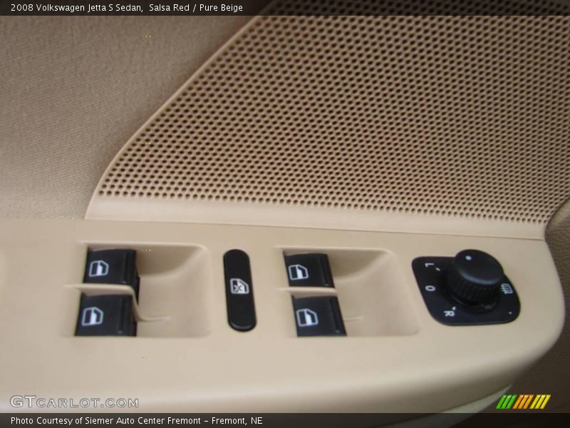 Salsa Red / Pure Beige 2008 Volkswagen Jetta S Sedan