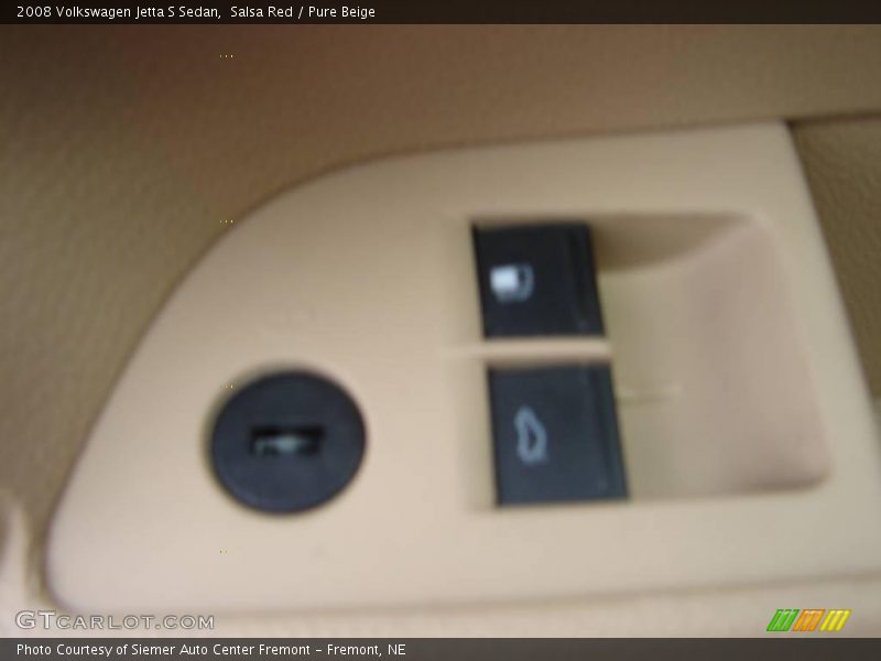 Salsa Red / Pure Beige 2008 Volkswagen Jetta S Sedan
