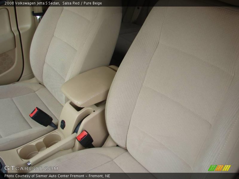 Salsa Red / Pure Beige 2008 Volkswagen Jetta S Sedan