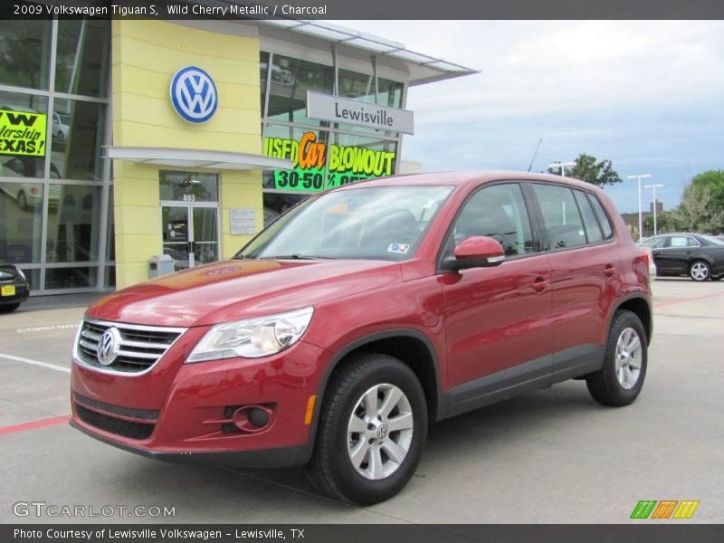 Wild Cherry Metallic / Charcoal 2009 Volkswagen Tiguan S