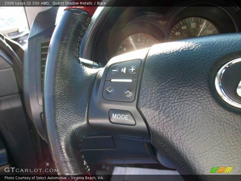 Controls of 2006 GS 300 AWD
