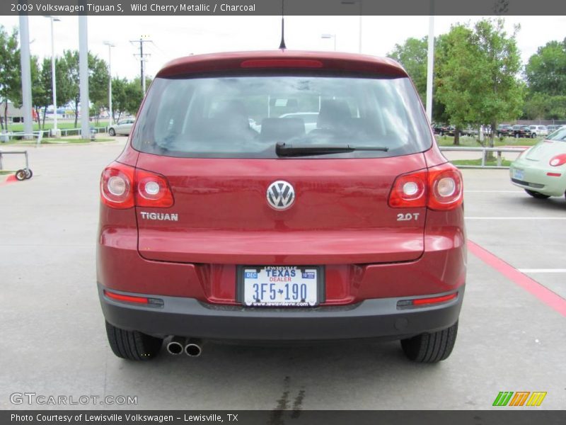 Wild Cherry Metallic / Charcoal 2009 Volkswagen Tiguan S