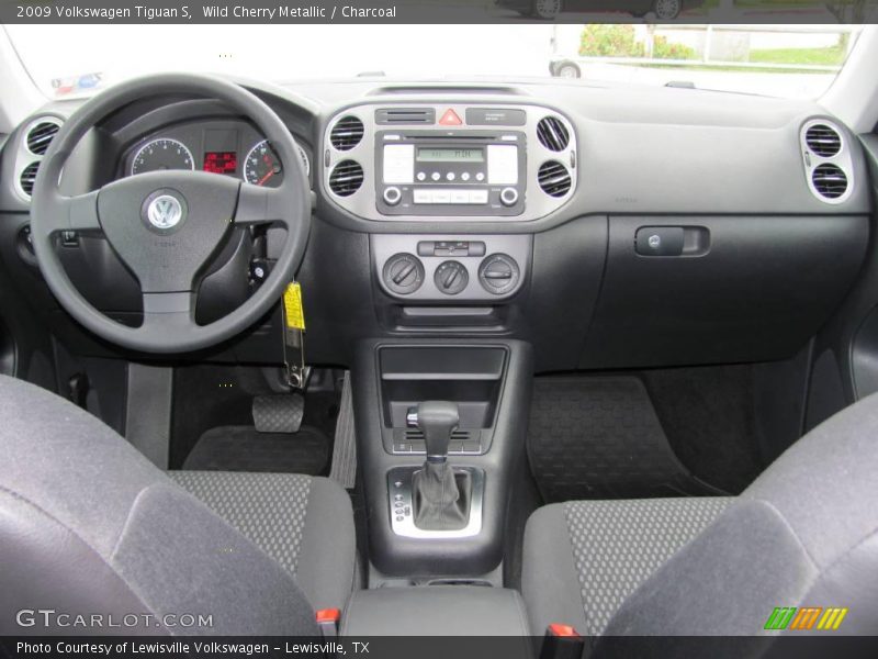 Wild Cherry Metallic / Charcoal 2009 Volkswagen Tiguan S