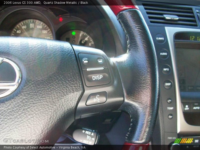 Controls of 2006 GS 300 AWD