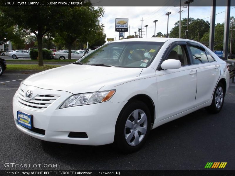 Super White / Bisque 2008 Toyota Camry LE