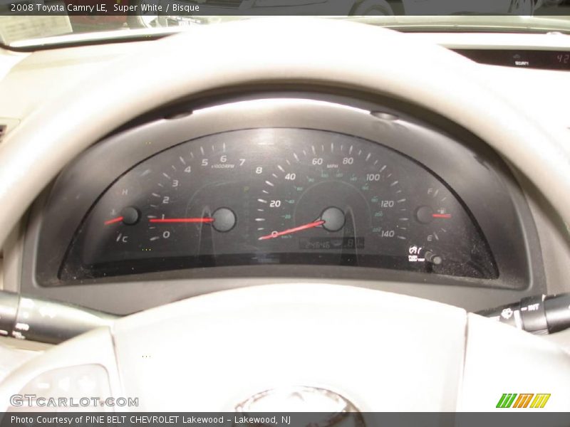 Super White / Bisque 2008 Toyota Camry LE