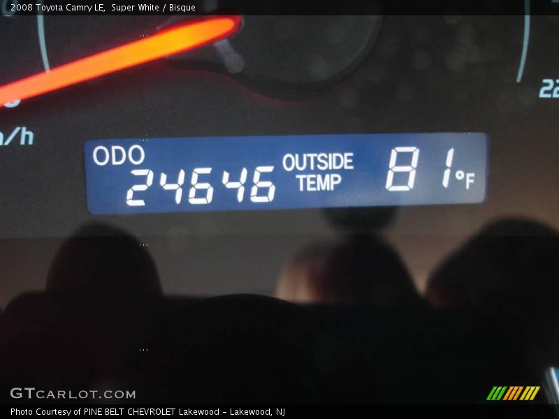 Super White / Bisque 2008 Toyota Camry LE