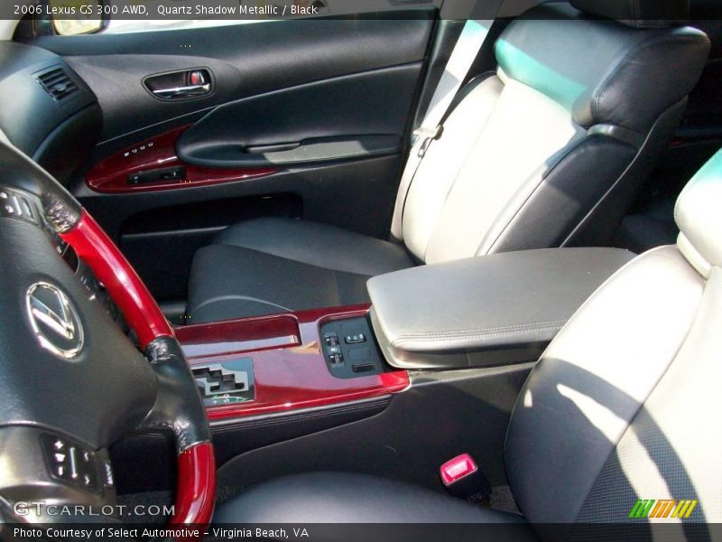 Quartz Shadow Metallic / Black 2006 Lexus GS 300 AWD