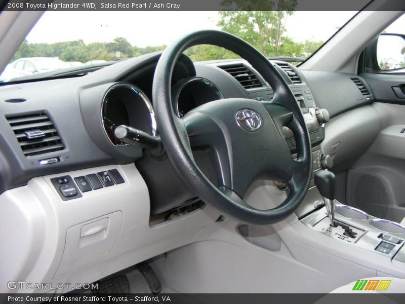 Salsa Red Pearl / Ash Gray 2008 Toyota Highlander 4WD