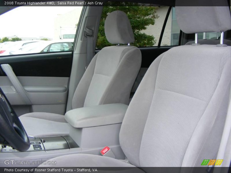 Salsa Red Pearl / Ash Gray 2008 Toyota Highlander 4WD
