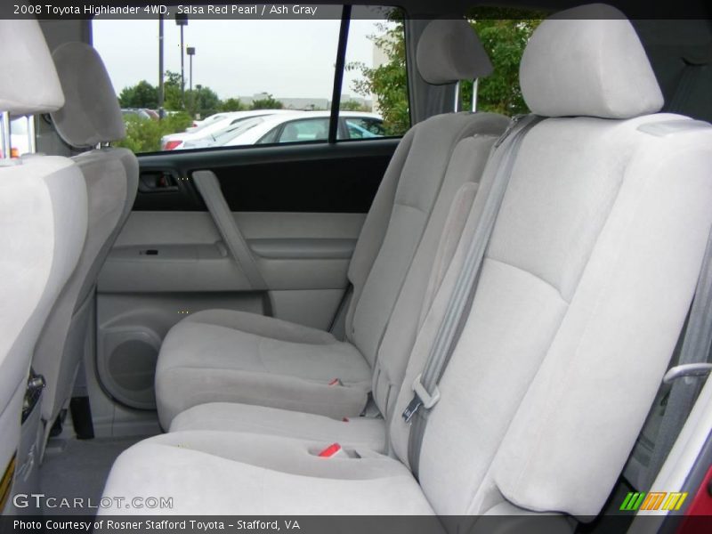 Salsa Red Pearl / Ash Gray 2008 Toyota Highlander 4WD