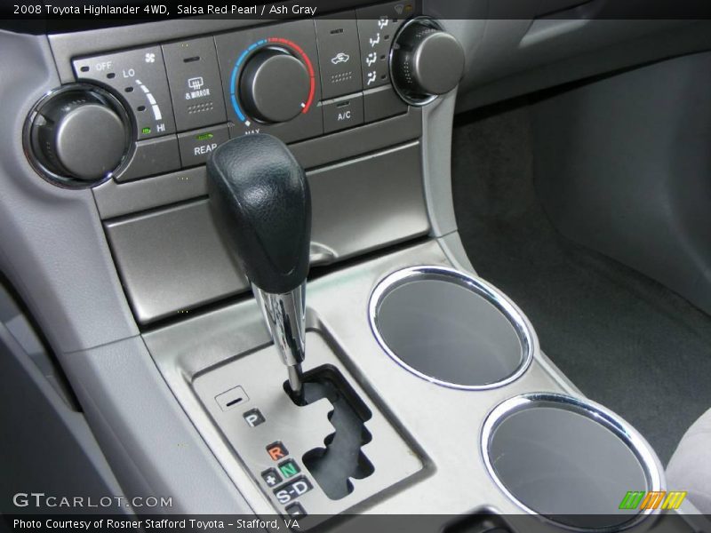 Salsa Red Pearl / Ash Gray 2008 Toyota Highlander 4WD